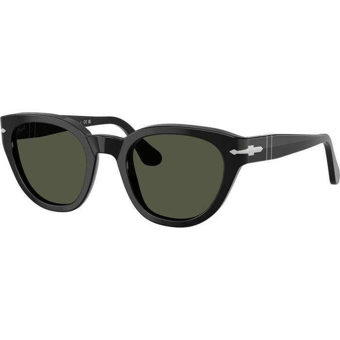 PO3379S, Black/Green Glass Lenses 51 Eye Size