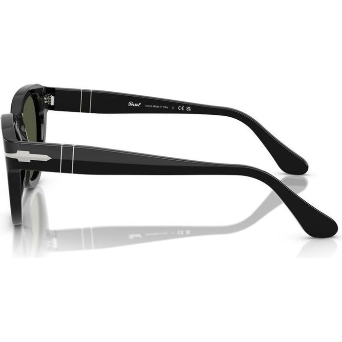 PO3379S, Black/Green Glass Lenses 51 Eye Size