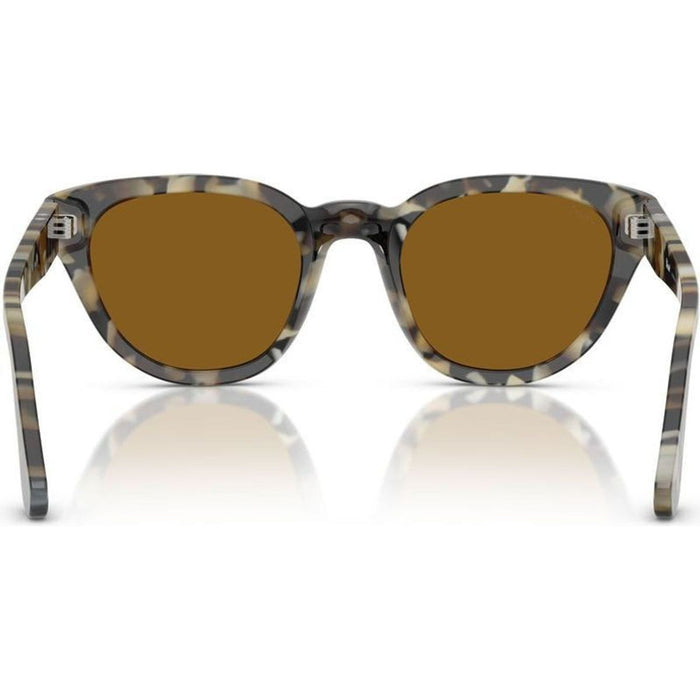 PO3379S, Brown Tortoise/Brown Glass Lenses 51 Eye Size