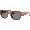 PO3380S, Terra Di Siena/Light Blue Glass Lenses 52 Eye Size