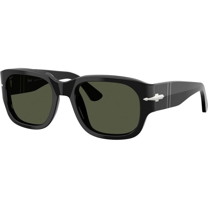PO3380S, Black/Green Glass Lenses 52 Eye Size