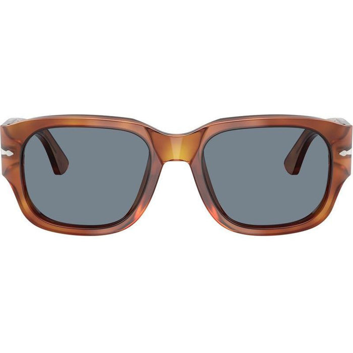 PO3380S, Terra Di Siena/Light Blue Glass Lenses 52 Eye Size