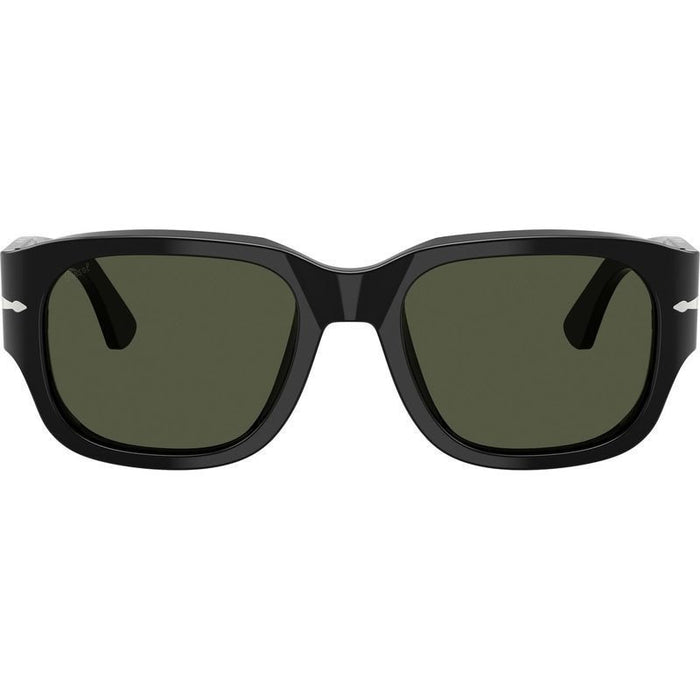 PO3380S, Black/Green Glass Lenses 52 Eye Size