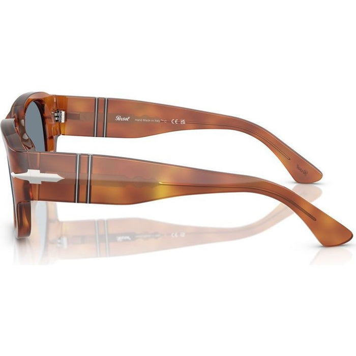 PO3380S, Terra Di Siena/Light Blue Glass Lenses 52 Eye Size