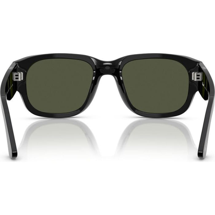 PO3380S, Black/Green Glass Lenses 52 Eye Size