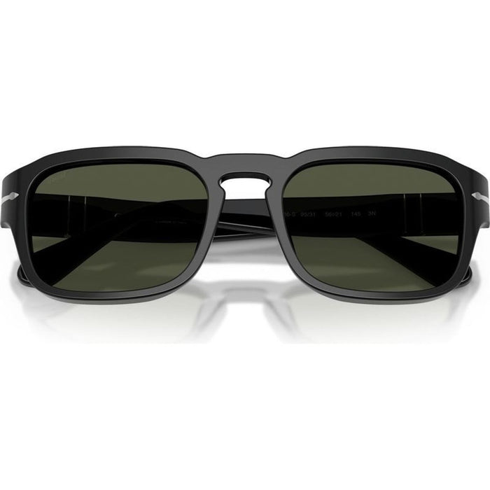 PO3386S, Black/Green Glass Lenses