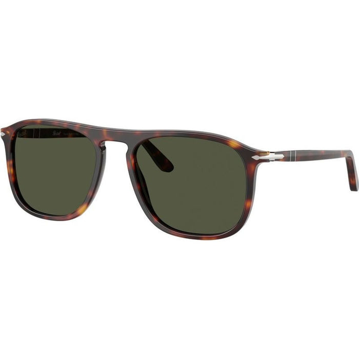 PO3392S, Havana/Green Glass Lenses 54 Eye Size