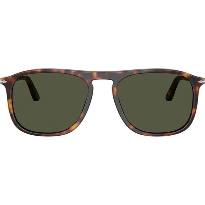 PO3392S, Havana/Green Glass Lenses 54 Eye Size