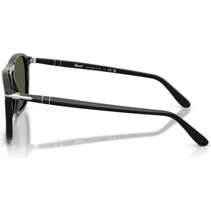 PO3392S, Black/Green Glass Lenses 54 Eye Size