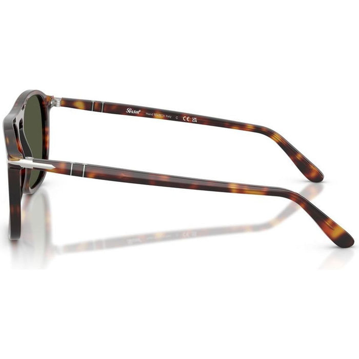 PO3392S, Havana/Green Glass Lenses 54 Eye Size