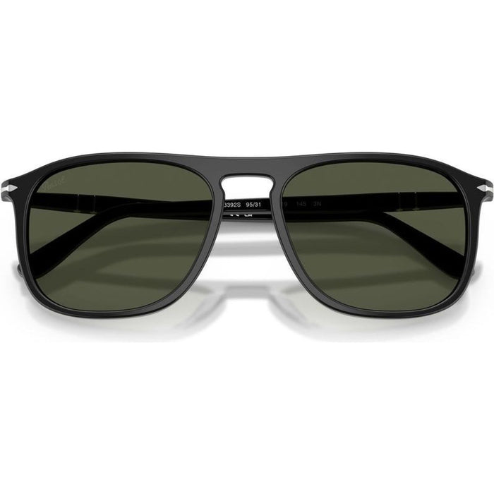 PO3392S, Black/Green Glass Lenses 54 Eye Size