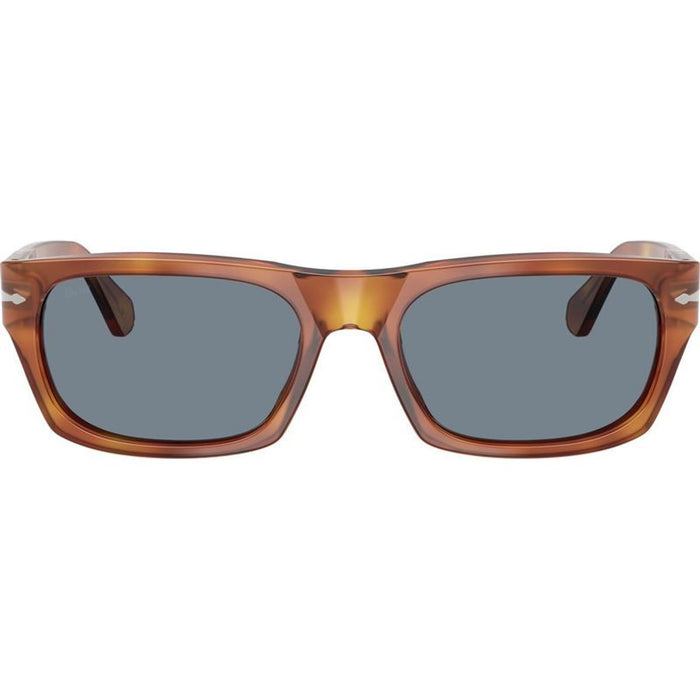 PO3398S, Terra Di Siena/Light Blue Glass Lenses 55 Eye Size