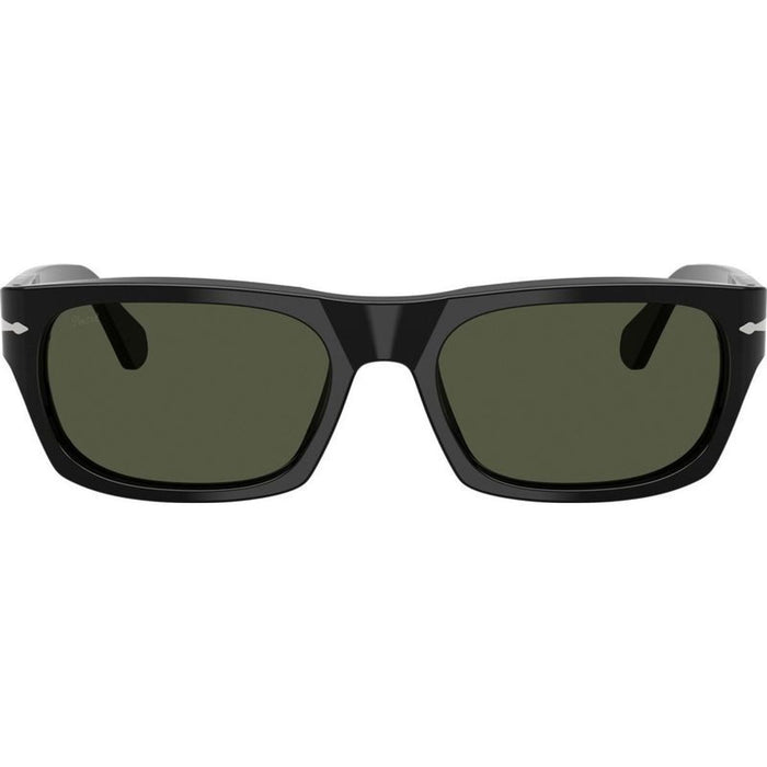 PO3398S, Black/Green Glass Lenses 55 Eye Size