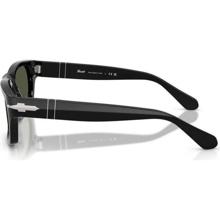 PO3398S, Black/Green Glass Lenses 55 Eye Size