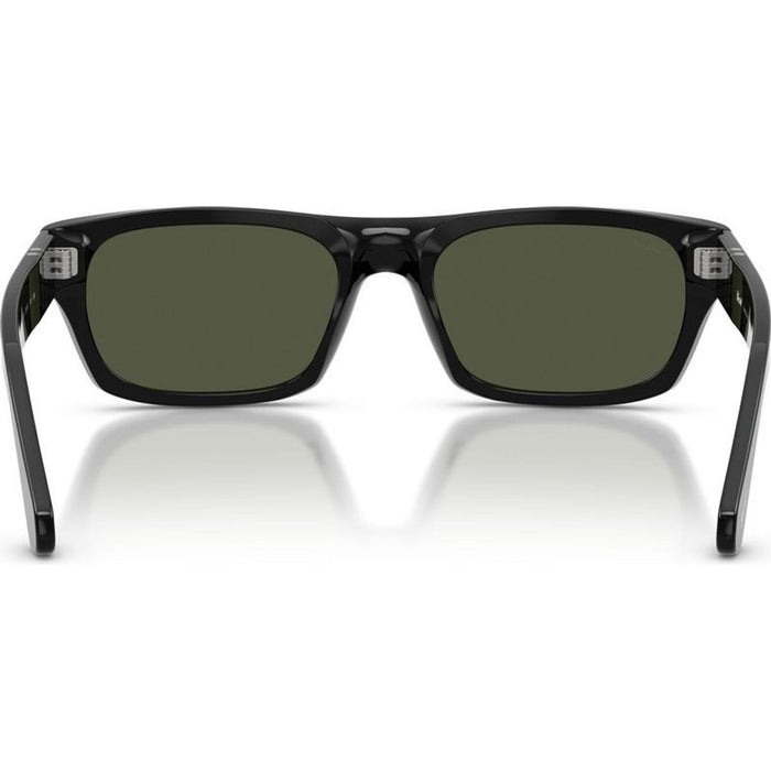 PO3398S, Black/Green Glass Lenses 55 Eye Size