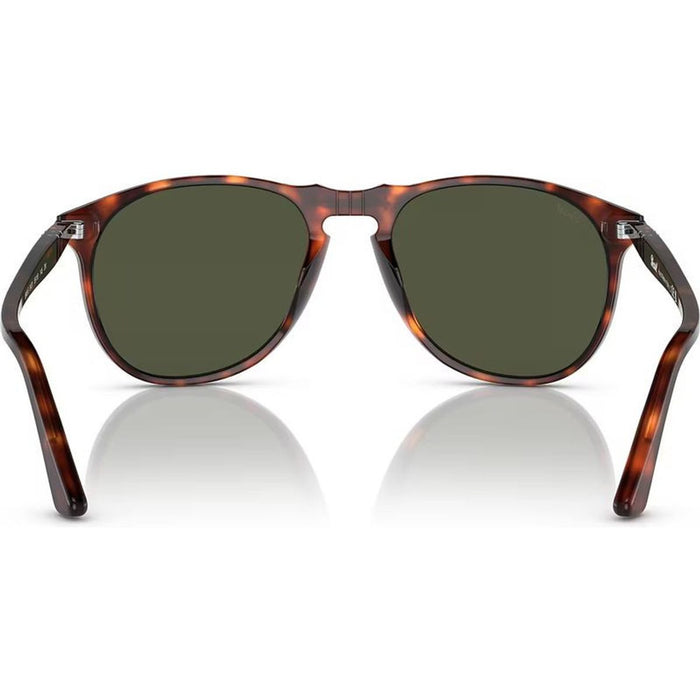PO9649S, Havana/Green Glass Lenses