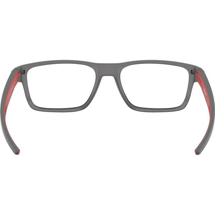 Port Bow OX8164, Satin Light Steel/Clear Lenses 55 Eye Size