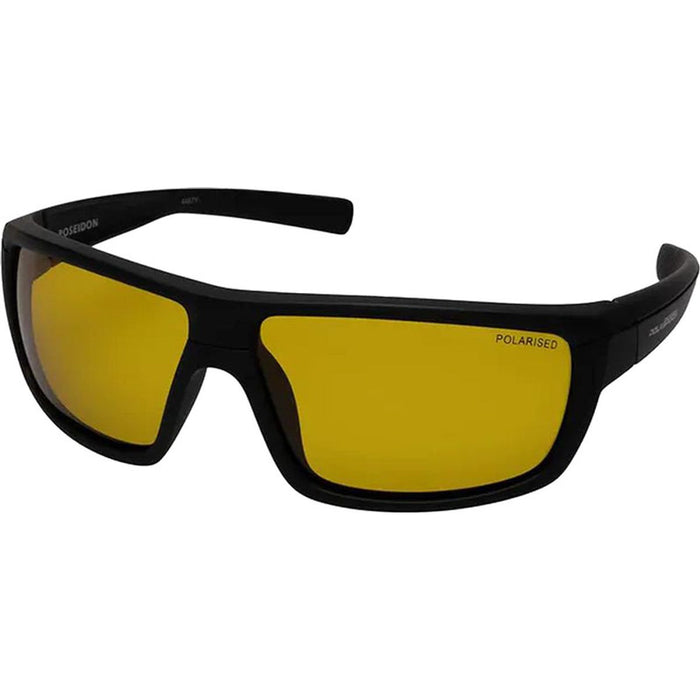 Poseidon, Matte Black/Yellow Polarised Lenses