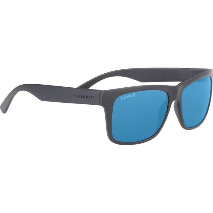 Positano Large, Matte Black/555nm Blue Photochromic Polarised Glass Lenses