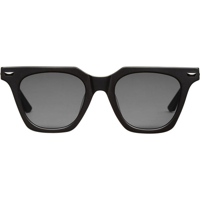 Prisoner II, Matte Black with Gloss Black Metal Trim/Black Polarised Lenses