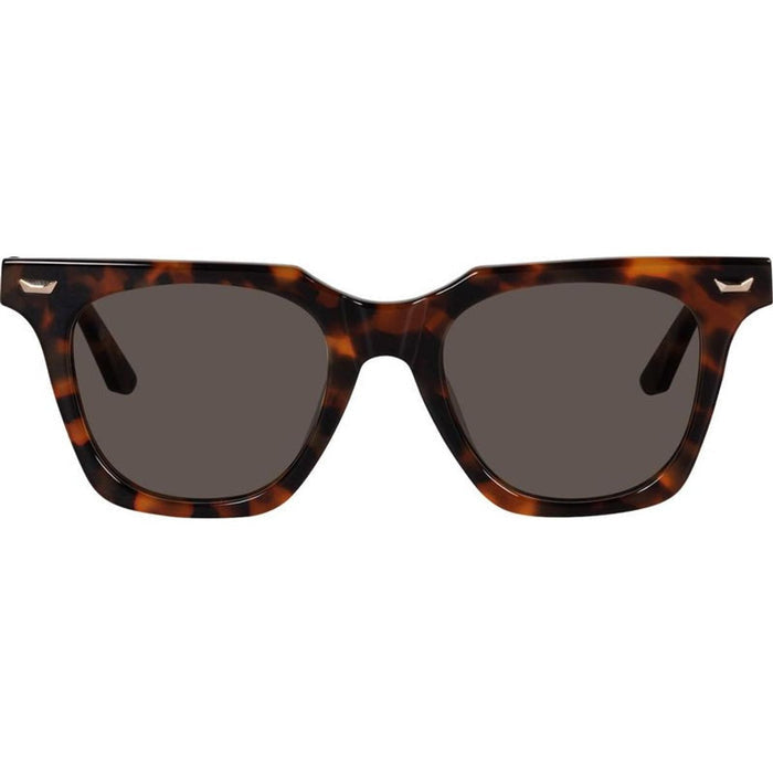 Prisoner II, Dark Amber Tort with Gold Metal/Brown Lenses