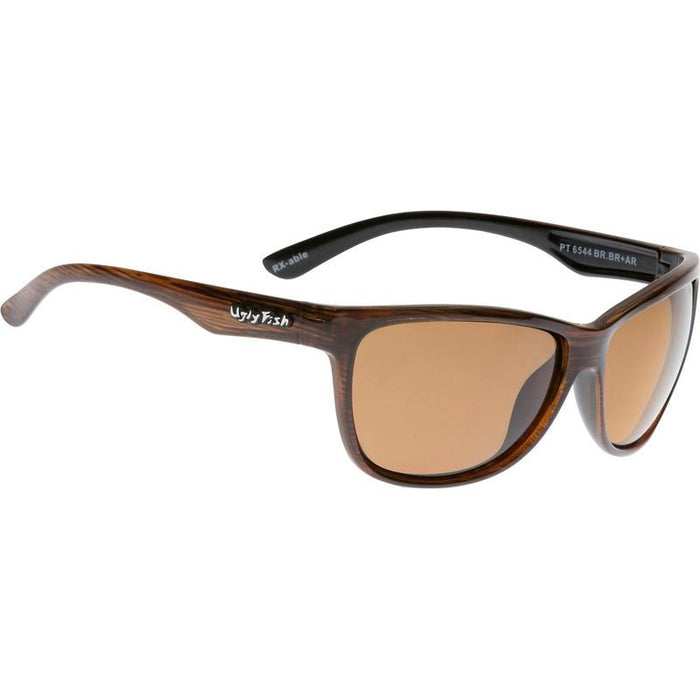 PT6544, Brown Woodgrain/Brown Polarised Lenses
