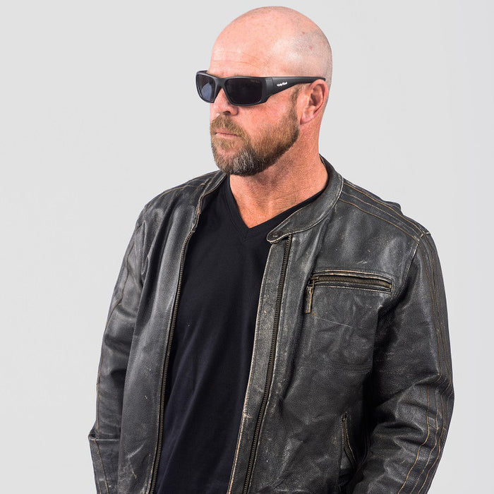 PT6771, Matte Black/Smoke Polarised Lenses