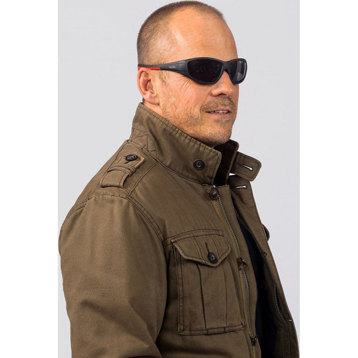 PU5212, Matte Black/Smoke Polarised Lenses