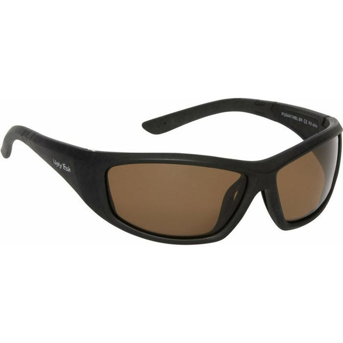 PU5447, Matte Black/Brown Polarised Lenses