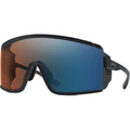 Pursuit, Matte Black/Chromapop Glacier Photochromic Copper Blue Mirror Lenses