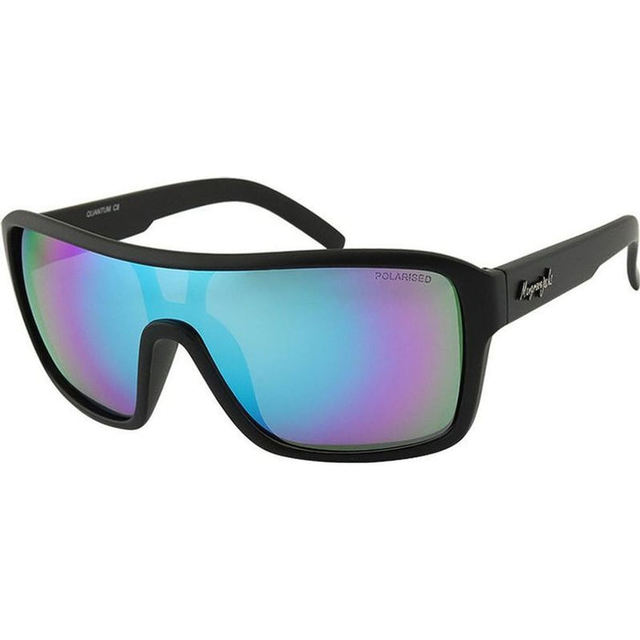 Quantum, Black Crystal Blue/Blue Mirror Polarised Lenses