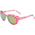 Rabbit, Pink Floral/Pink Mirror Polarised Lenses