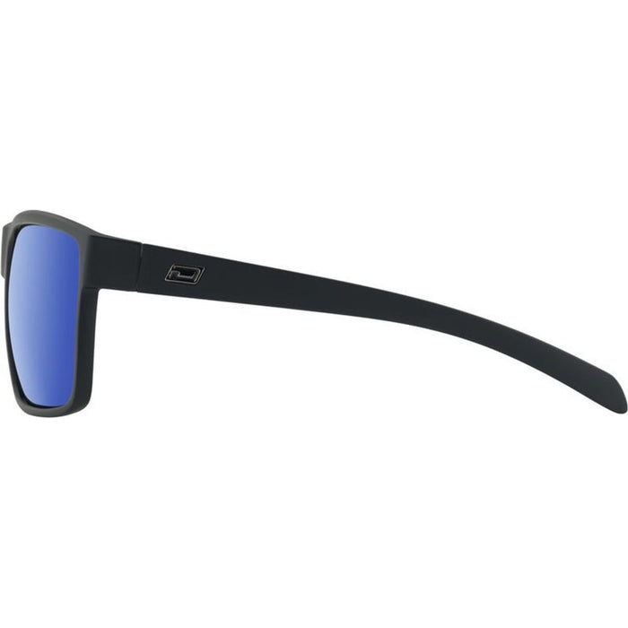Rackateer, Satin Black/Blue Mirror Polarised Lenses