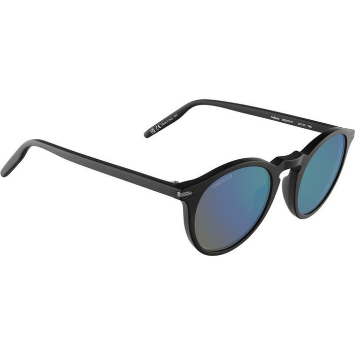 Raffaele, Matte Black/555nm Blue Photochromic Polarised Glass Lenses