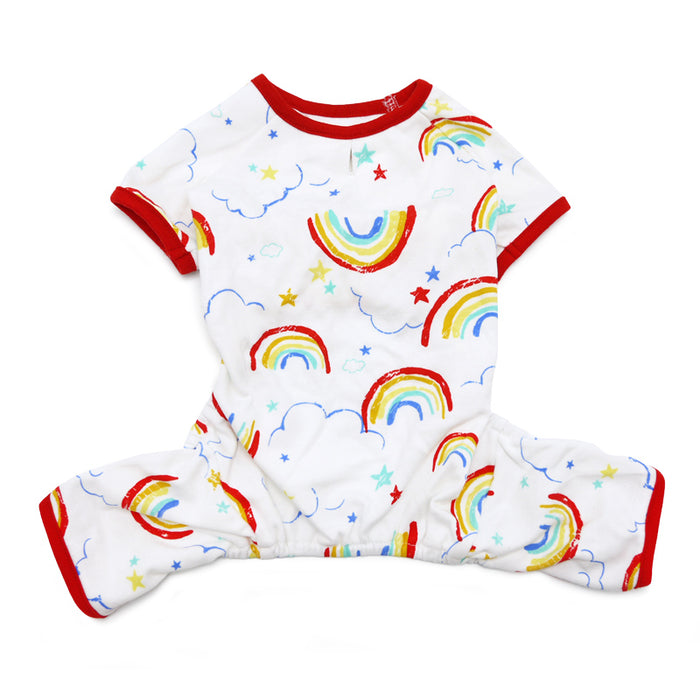 RAINBOW DOG PJ'S, Pajamas - Bones Bizzness