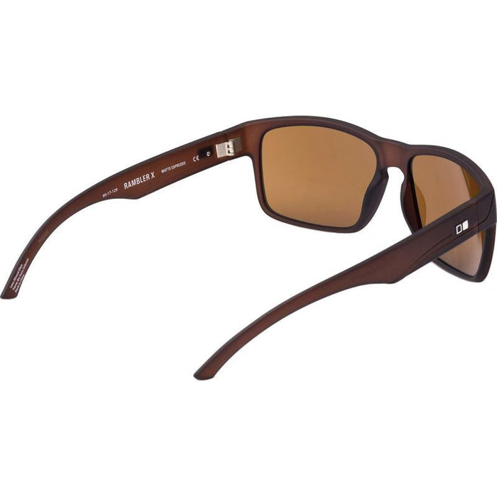 Rambler X, Matte Espresso/Brown Glass Lenses