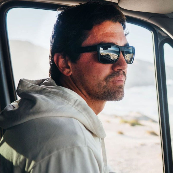 Rambler, Matte Black/Grey Glass Polarised Lenses