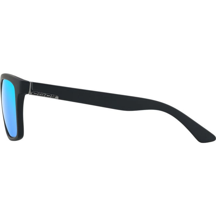 Ranger, Satin Black/Ice Blue Mirror Lenses