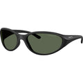 Raven AN4368, Matte Recycled Black/Dark Green Lenses