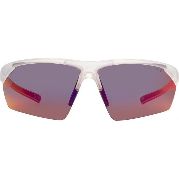 React X, Matte Xtal/Red Mirror Lenses