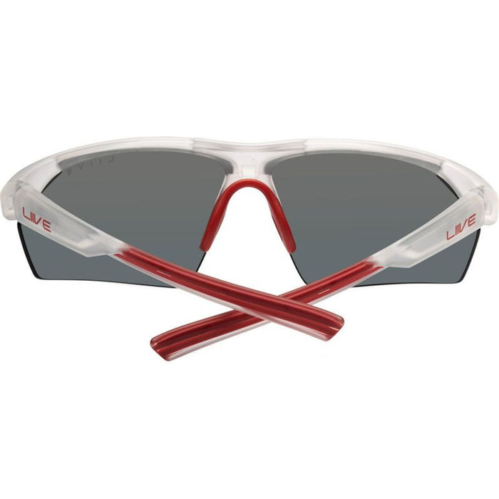 React X, Matte Xtal/Red Mirror Lenses