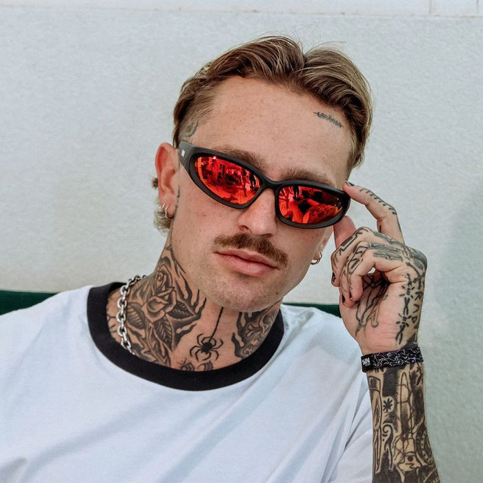 Reefer, Black/Red Mirror Polarised Lenses