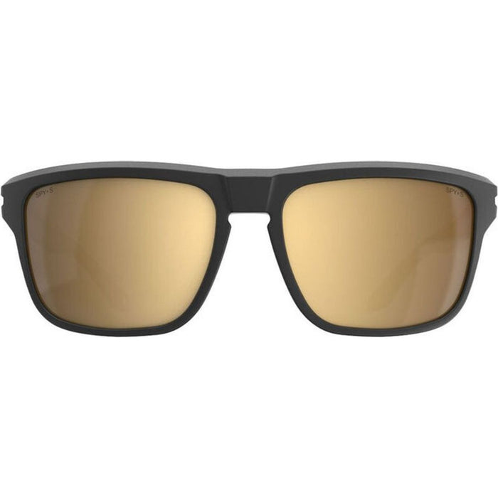Region, Matte Black/Happy Bronze with Gold Mirror Lenses