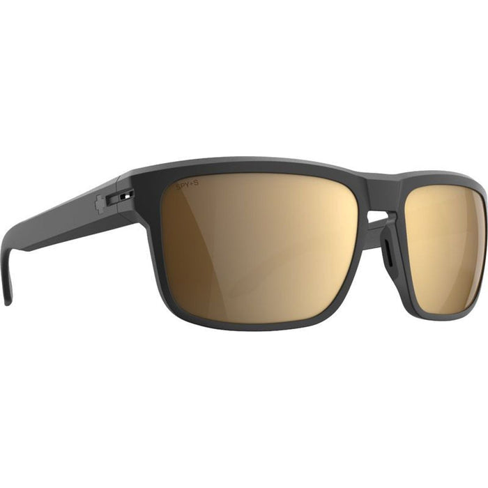 Region, Matte Black/Happy Bronze with Gold Mirror Lenses