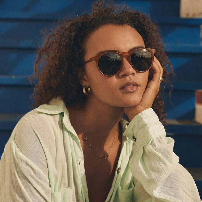 Remmy 49 Small, Honey/Green Polarised Lenses