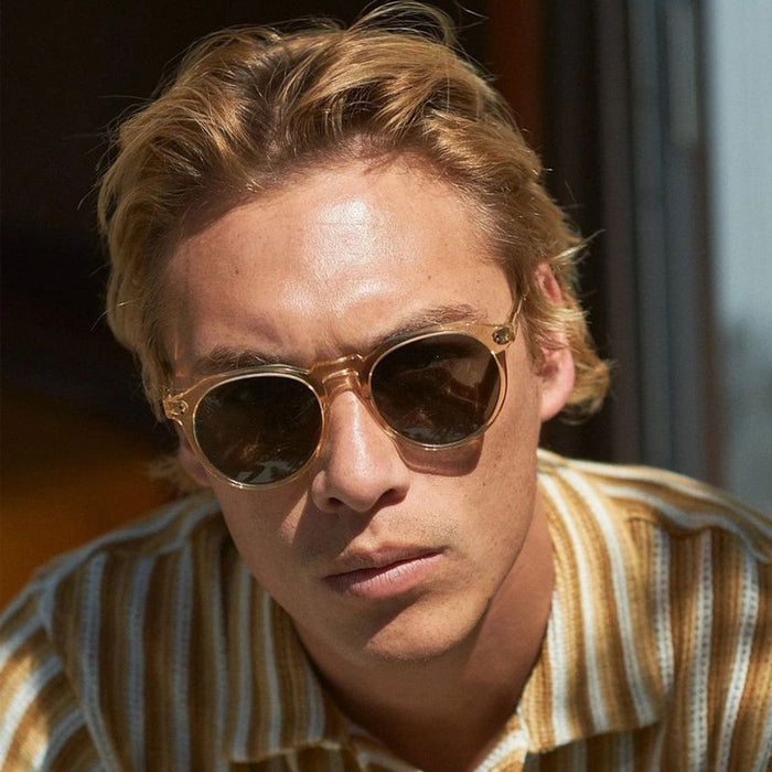 Remmy 52, Champagne Crystal/Green Polarised Lenses