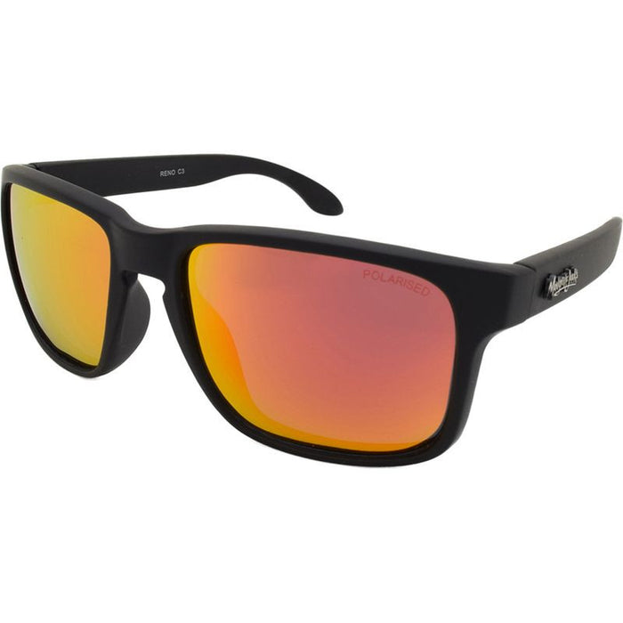 Reno, Black/Red Mirror Polarised Lenses