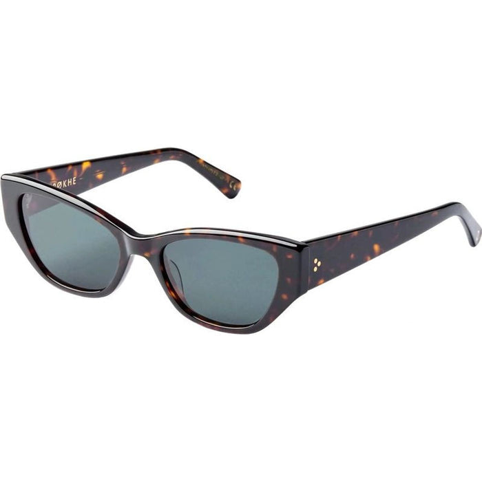 Reprise, Polished Dark Tortoise/Green Lenses