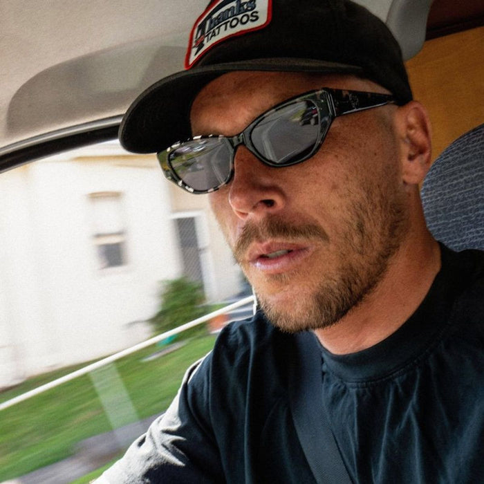 Reprise, Reprise x Jack Freestone Polished Black Tortoise/Black Lenses
