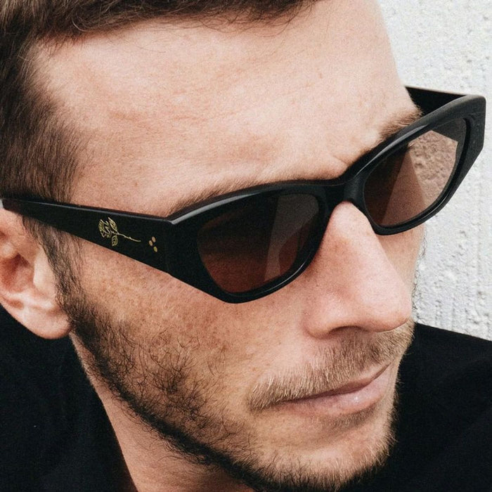 Reprise, Polished Black/Bronze Amber Polarised Lenses